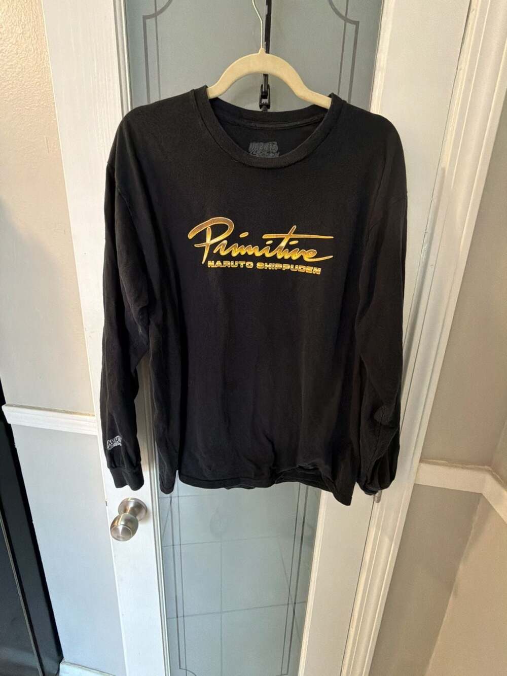 Primitive Skateboarding x Naruto Shippuden ScriptShirt Size L